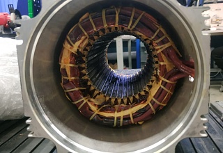 Ремонт обмотки двигателя сервопривода